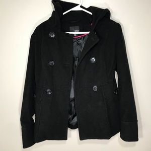 Women’s Black Pea Coat
